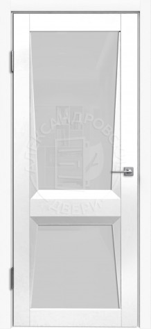 Александровские двери Межкомнатная дверь Ариана-2 ПО сатин белый, арт. 12319