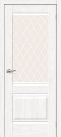 Браво Межкомнатная дверь Prima 3 White crystal ДО, арт. 6955