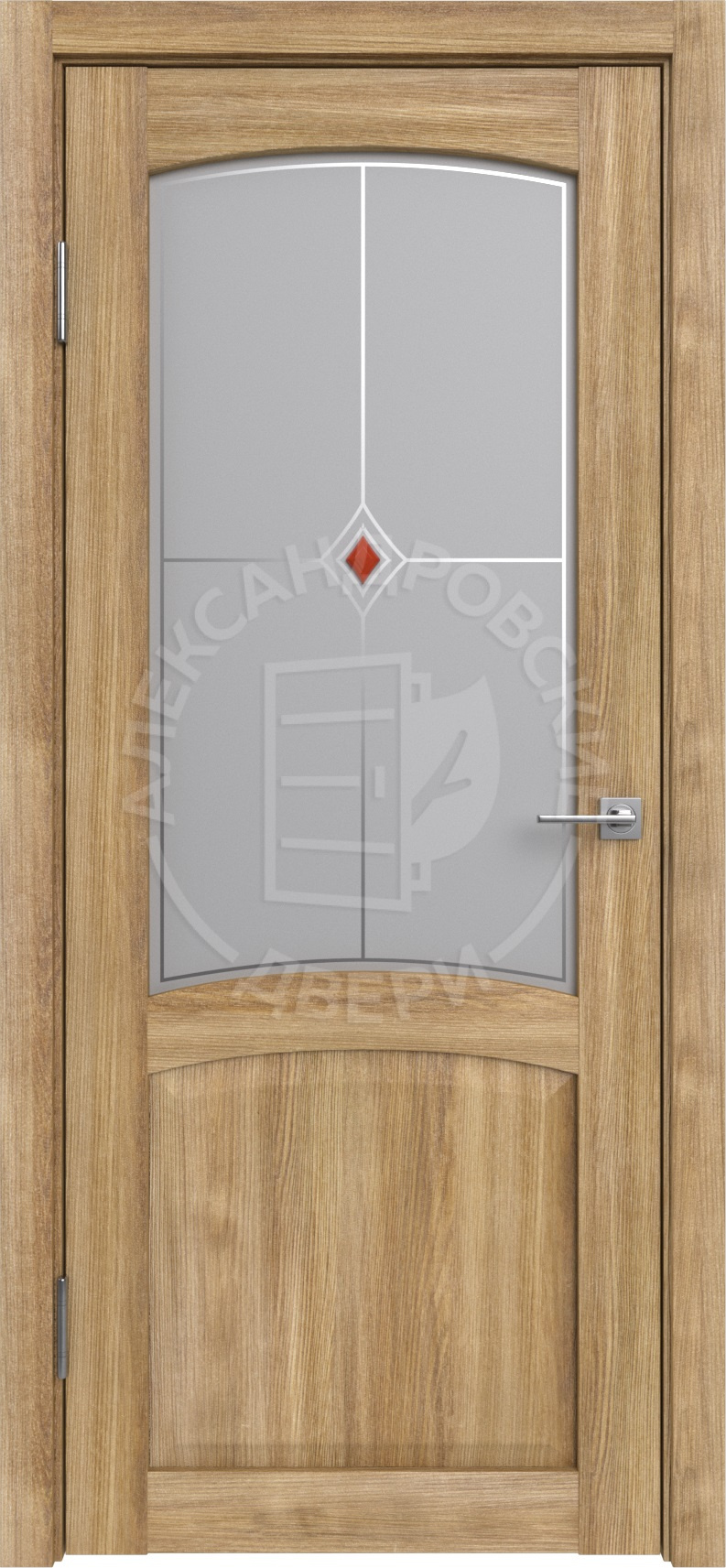 Александровские двери Межкомнатная дверь Криста ПО Фьюзинг, арт. 12391 - фото №7