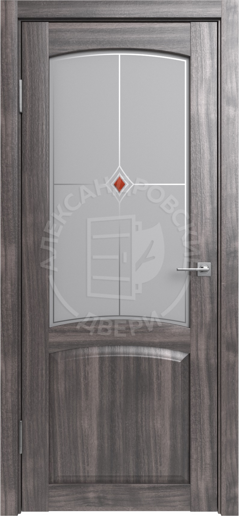 Александровские двери Межкомнатная дверь Криста ПО Фьюзинг, арт. 12391 - фото №5