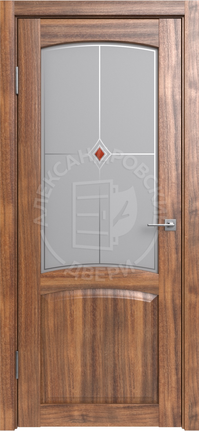 Александровские двери Межкомнатная дверь Криста ПО Фьюзинг, арт. 12391 - фото №4