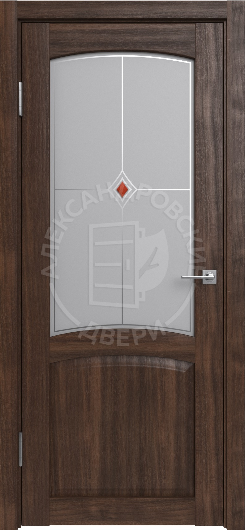 Александровские двери Межкомнатная дверь Криста ПО Фьюзинг, арт. 12391 - фото №3