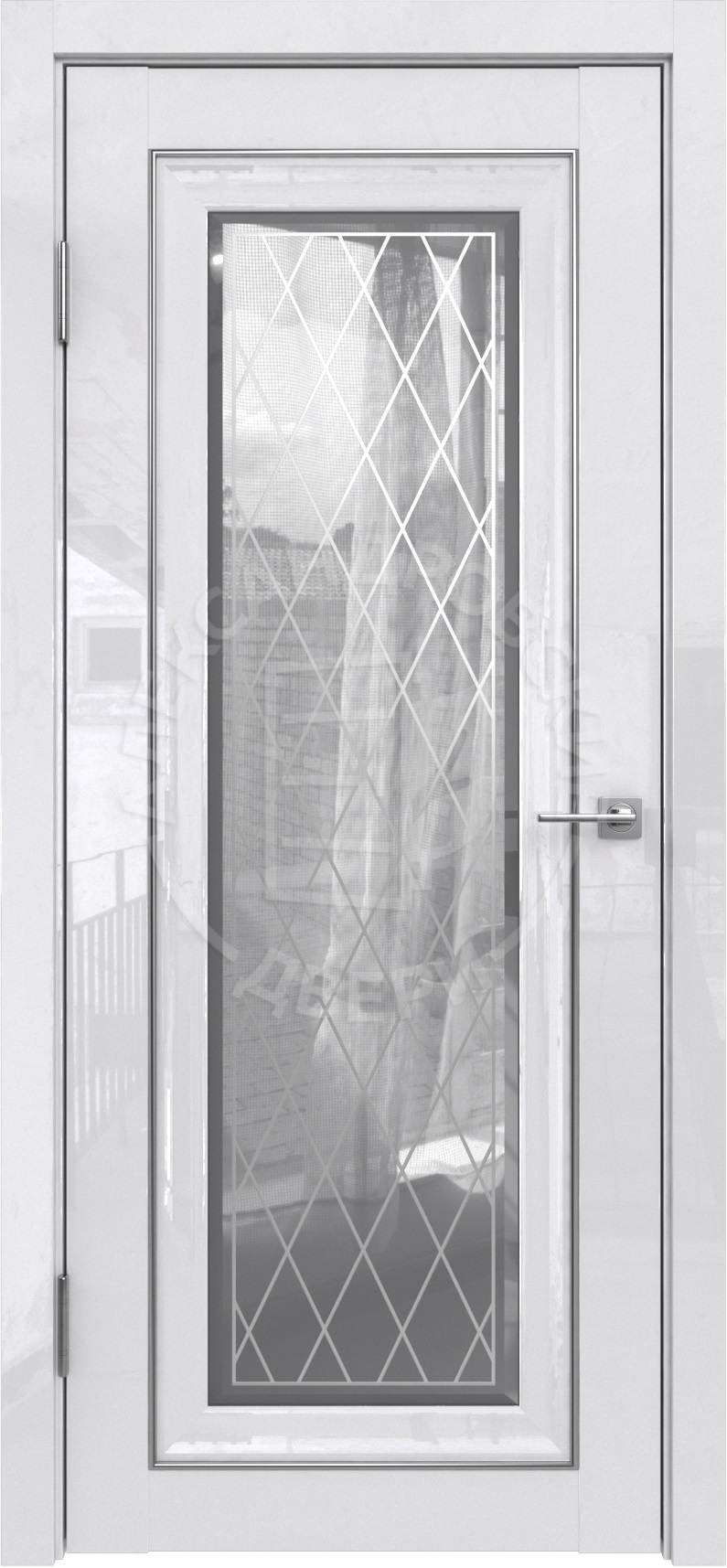 Александровские двери Межкоматная дверь Ясмина ПО Зеркало, арт. 12409 - фото №6