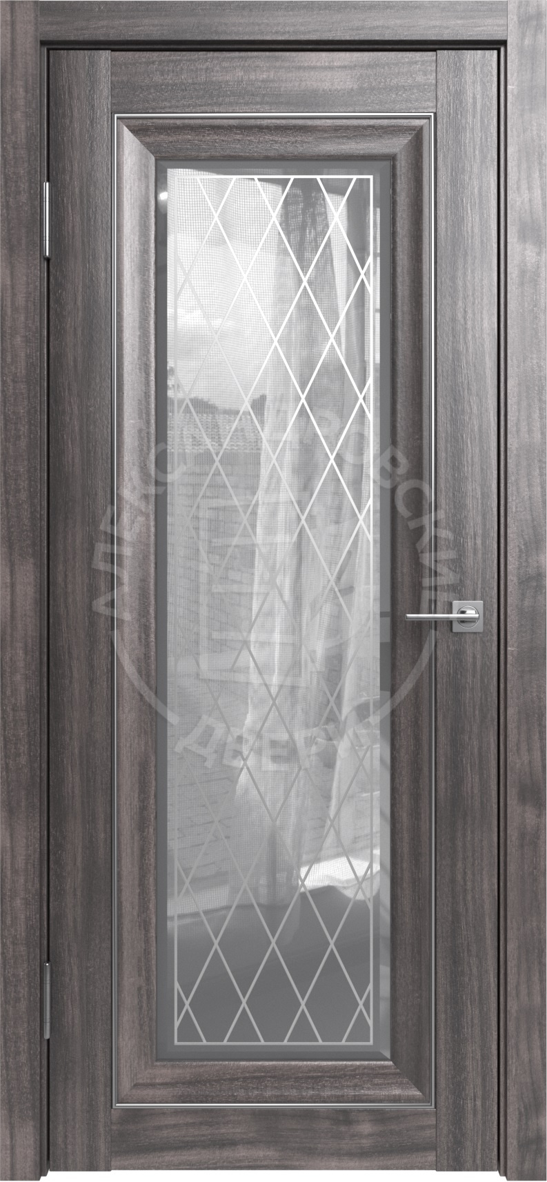 Александровские двери Межкоматная дверь Ясмина ПО Зеркало, арт. 12409 - фото №4