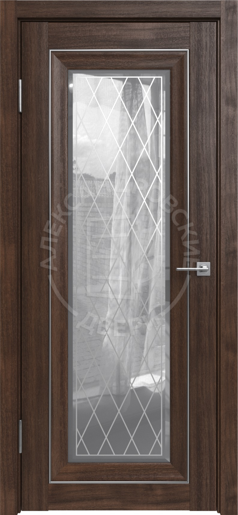 Александровские двери Межкоматная дверь Ясмина ПО Зеркало, арт. 12409 - фото №2