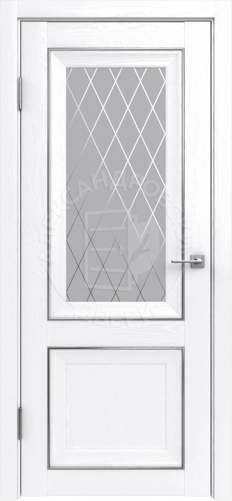 Александровские двери Межкомнатная дверь Ясмина 2 ПО, арт. 12411 - фото №1