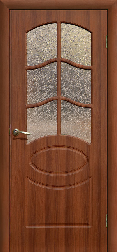Сибирь профиль Межкомнатная дверь Неаполь ПО, арт. 4856 - фото №2