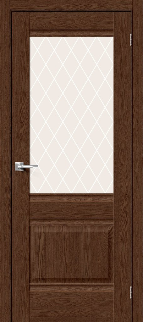 Браво Межкомнатная дверь Prima 3 White crystal ДО, арт. 6955 - фото №1